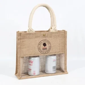 High Quality Natural Burlap Eco Friendly Jute Packaging Bags Recycle Jute Bags With Handle