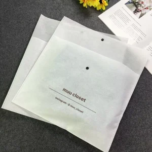 High Quality Non woven Packaging Pouch Non Woven Button Bag for Clothing Shoes