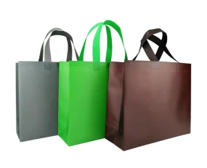 High quality Foldable Reusable Fabric Packaging Handle Environmentally Friendly Tote Bag Non woven Bag