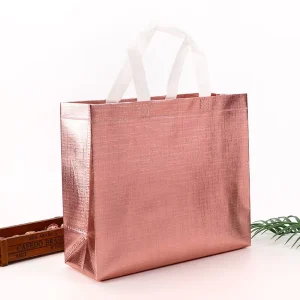 Home Textile Packaging Non Woven Tote Bags Practical Shopping Bags