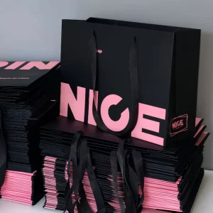 Hot Sell High Quality Matte Laminated Clothing Shopping Paper Bags Jewelry Gift Bag Blanket Packaging Bag