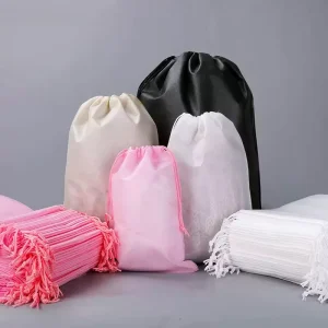 Hot Selling Large Mini Clothes Shoes Multipurpose Dust Proof Storage Non Woven Rope Drawstring Bag