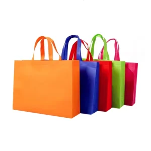 Hot Selling Reusable Shopping Supermarket Custom Logopp Laminated Non Woven Bag With Zipper