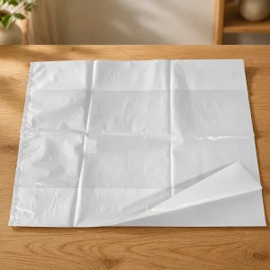 Industrial Grade Transparent PE Plastic Bag Custom Printed Garment Packaging Bags for Textile Industry