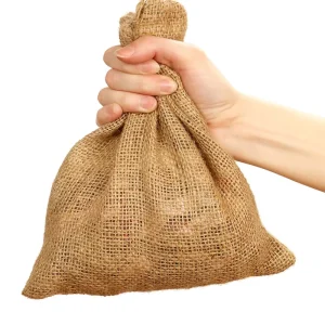 Jute Burlap Gift Jute Bags for Coffee and Cocoa Jute Burlap Drawstring Bags