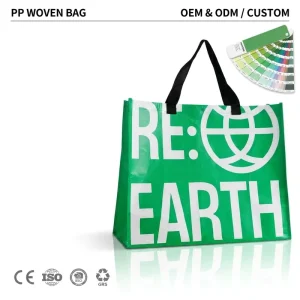 Laminated Shopper Bag Biodegradable Alternative Sustainable Packaging Extra Large