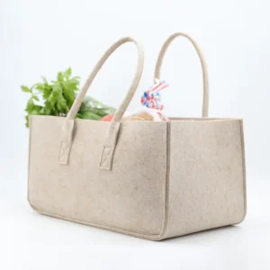Large Outdoor Tote Storage Organizer Festival Gift Bag Felt Firewood Basket Nappy Bag Baby Nursery Diaper Storage