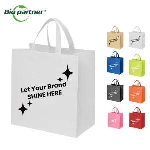 Large Size Nonwoven Thicken Reusable Die Cut Grocery Thank You Shopping T shirt Non Woven Cloth Packaging