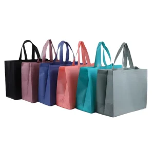 Large Size Reusable Christmas Non Woven Gift Bag Plain Non Woven pp Shopping Bags