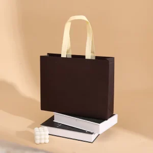 LiRun Eco Friendly Reusable Handle Customizable Shopping Bag Laminated Waterproof Non Woven Bag for Gift