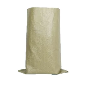 Logistics Bags Thickened Green Gray White Woven PP Sacks Moisture Proof Durable Packaging Storage Bags Screen Printed