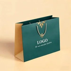 Luxury Custom Own Logo Printed Retail Clothing Packaging Paper Bag Shopping Packaging Paper Bag for Apparel