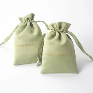 Luxury Custom Silk Satin Drawstring Pouch Bag Ribbon Gift Bags For Packaging Printing Products