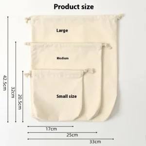 Luxury Eco friendly Custom Packaging Cotton Bags Recyclable Muslin Pouch Dust Bags for Handbags