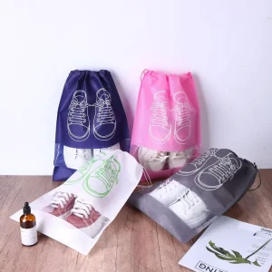MU Traveling Shoe Storage Bag Dustproof Shoe Bag Non woven Clothing Shoe Packaging Bag Dust Prevention