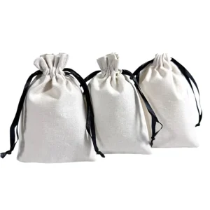 Manufacturer Direct Sales Thickened Pure Cotton Drawstring Storage Bag Gift Packaging Shoe Bag Jewelry Cosmetic Bag