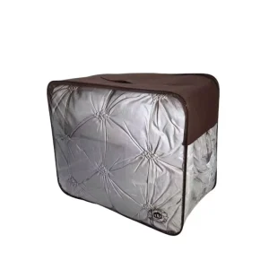 Manufacturer Printed Logo Duvet Cover Storage Zipper Bag Waterproof PVC Blanket Home Textile Packaging with Steel Wire Home Use