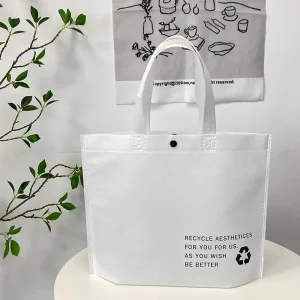 Manufacturer Supermarket Shopping Biodegradable Non Woven Reeuseable Clothing Packaging Non-Woven Tote Bag Packing Bags