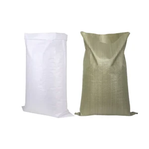 Manufacturer’s Durable PE Woven Bags Custom Logo Heat Sealed Polypropylene Sacks for Food Chemicals Packaging Rice Flour