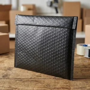 Matte Black Poly Bubble Mailers Self Adhesive Envelope Packaging Bags Padded Shipping Envelopes for Courier Postal Shipping