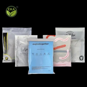 Matte Compostable Self Adhesive Bag Clear Biodegradable Garment Bag Custom Shirt Biodegrad Bag