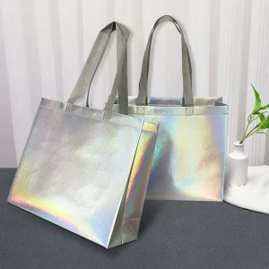 Minimalist Custom Non Woven Garment Packaging Bag for Clothing Brands Retail Shopping Bag Eco Friendly Reusable Bag Supplier