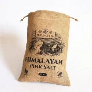 Natural Eco Friendly Jewelry Gift Packaging Drawstring Jute Pouch Bag