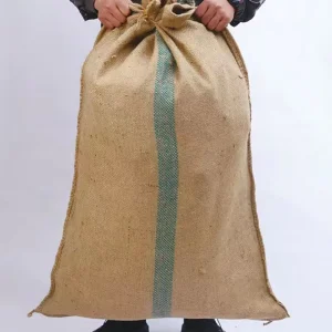 Natural Jute Sack Customizable Drawstring Bag for Grain Coffee Beans Corn Packaging with Guaranteed Quality