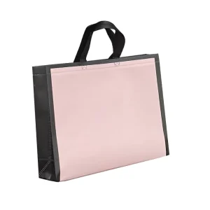 No MOQ Plain pink PP Non Woven Shoes Packaging Storage Bag Multi Size Blank pink Lamination Non Woven Fabric Shopping Bag