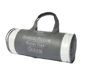 Non Woven Quilt Packaging Bags Cylinder Pillow Carry Bags for Bedding