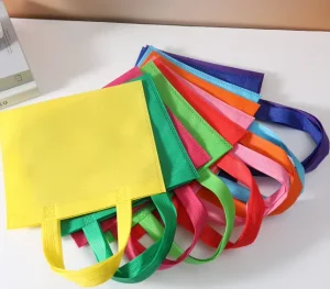 Non Woven Shopping Bags for Supermarket Clothing Shoes Packaging Bags Take Out Food Store 20*20cm in Stocks