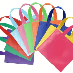 Non Woven Shopping Bags for Supermarket Clothing Shoes Packaging Bags Take Out Food Store 20*20cm in Stocks
