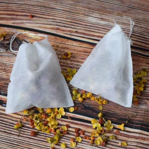 Non Woven Tea Bags Biodegradable Tea Filter Bag Custom Printing for Tea Brand and Packaging Distributors
