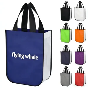 Non Woven Tote Bag With Snap Eco friendly Shopping Bag Promotional Bag Gift Custom Logo Color Size