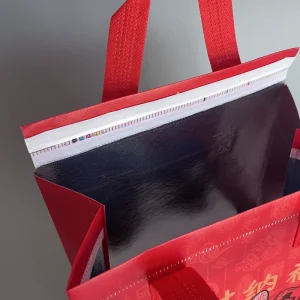 Non woven Disposable Bags for Food Packaging Custom Size and Printing Fabric Tote Bag