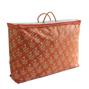 Non woven quilt packaging bags with rope cord handle