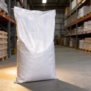 OEM 25kg 50kg White Color Recycle Packaging PP Woven Bag 50kg Cement Flour Rice Fertilizer Food Feed Bag