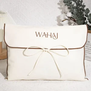 OEM Hign End Cotton Twill Envelope Purse Hat Clothes Packing Bag Custom Logo Printed Cotton Gift Dust Envelope Pouch