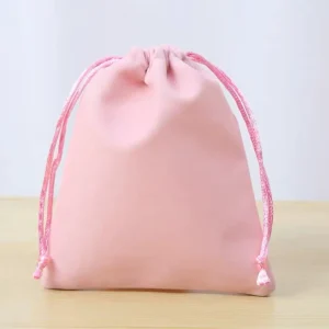 Organic Bamboo Fiber Drawstring Reusable Produce Bags Eco Friendly Grocery Shopping Mesh Pouches