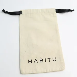 Organic Cotton Recyclable Customizable Size Drawstring Closure Packaging Bag for Agriculture
