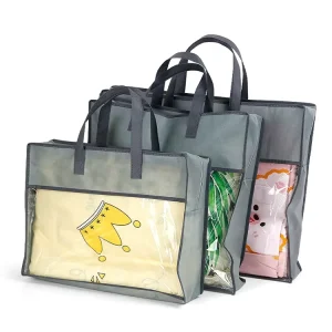 Other Textile Packaging Bag for Quilt Pillow Tote Eco Non Woven Comforter Blanket Bags