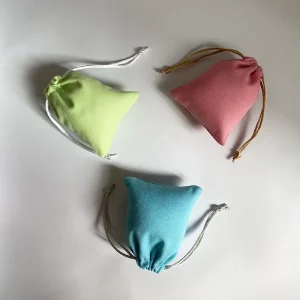 Other Textile Packaging Promotional 10x15cm Linen Drawstring Jewelry Pouch Gift Bags Textile Packaging Cotton Bag