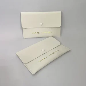 Other Textile Packaging Pu Leather Envelope Bag Packaging Gift Bag Packing Pouches Leather Jewelry Button Storage Pouch Bags