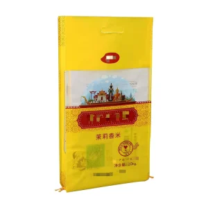 PP Woven Laminated Bags 10kg 25kg Rice Bag with Punch