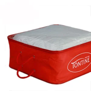Packaging Bag for Home Textile Fashion Design PVC Packaging Bag for Bedding Quilt Duvet