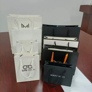 Paper Coffee Bags Luxury Shopping Paper Gift Bag Valentines Day Personalized Paper Bag