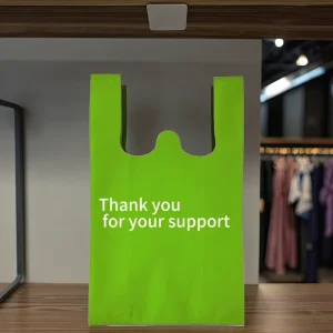 Personalized Eco Friendly PP Non Woven Vest Bag Factory Printable T Shirt Packaging for Supermarket Exhibition Use Clothing