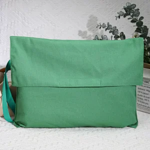 Portable Cotton Linen Envelopee Packaging Pouch Custom Logo Printed Reusable Hair Handbag Gift Bag Muslin Dust Bag for Clothes