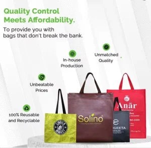 Practical Environmental Economic Benefits Reusable Biodegradable Non woven Tote Bags Popular Alternative Plastic Supermarket