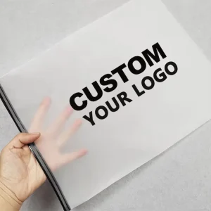 Printed Logo Resealable Poly Garment T Shirts Bag Custom Frosted Zipper Plastic Packaging Bag